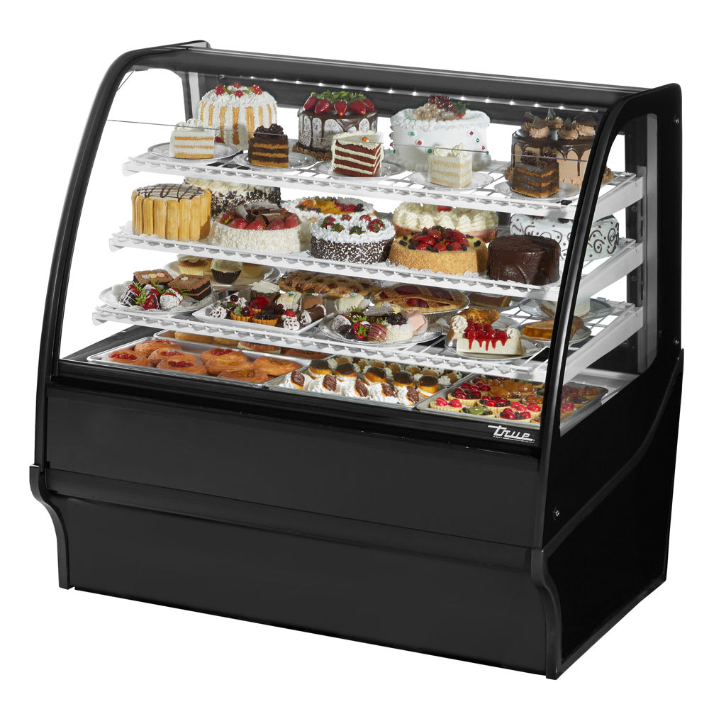 True TDM-R-48-GE/GE-B-W 48" Refrigerated Bakery Display Case