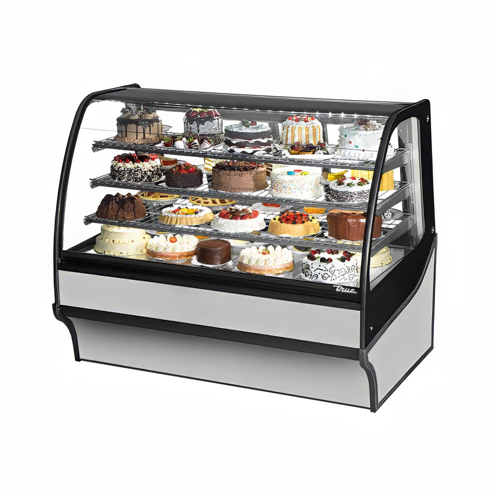 True TDM-R-59-GE/GE-S-S 59" Refrigerated Bakery Display Case