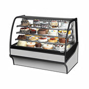 True TDM-R-59-GE/GE-S-S 59" Refrigerated Bakery Display Case