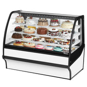 True TDM-R-59-GE/GE-W-W 59" Refrigerated Bakery Display Case