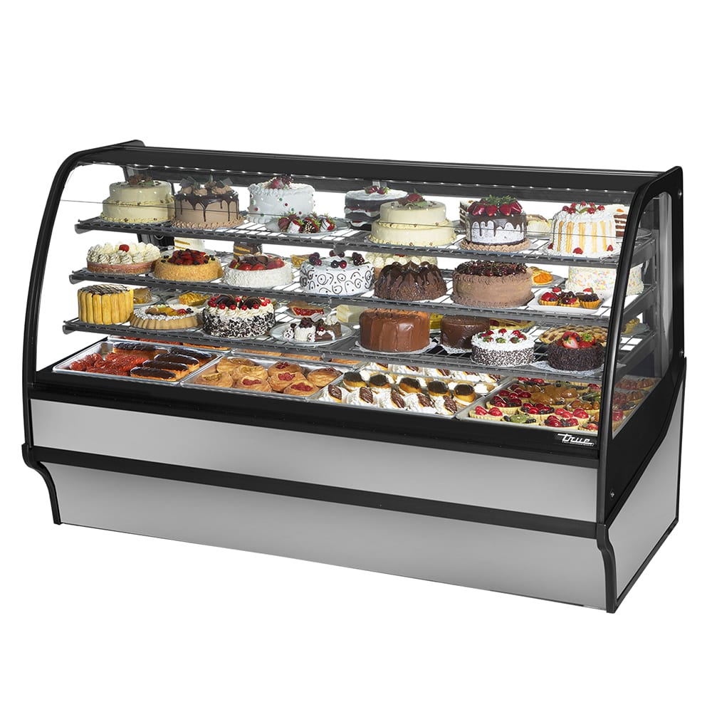 True TDM-R-77-GE/GE-S-S 77" Display Case
