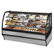 True TDM-R-77-GE/GE-S-S 77" Refrigerated Bakery Display Case