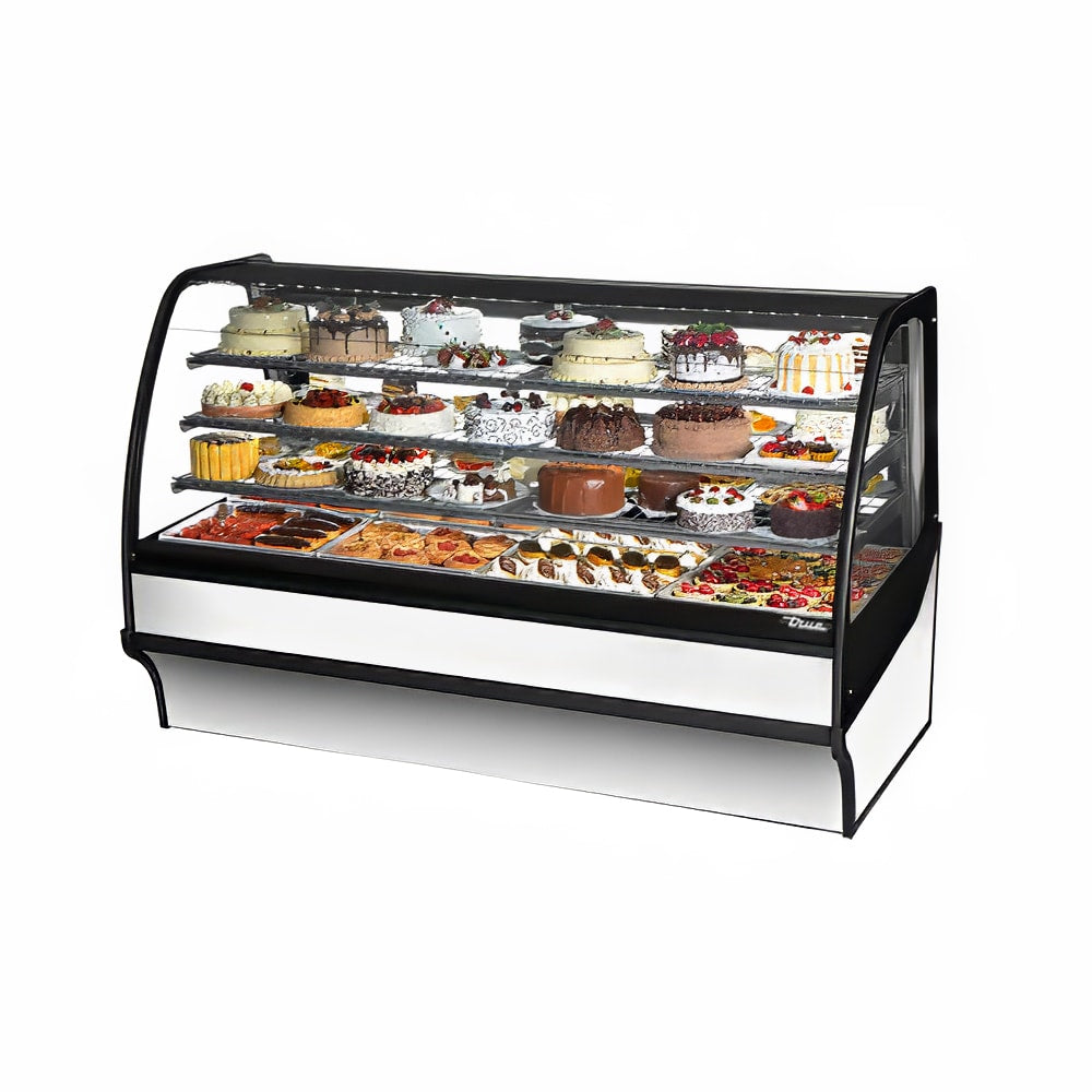 True TDM-R-77-GE/GE-S-W 77" Display Case