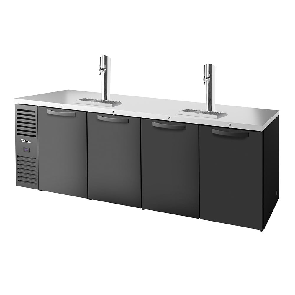 True TDR108-RISZ1-L-B-SSSS-1 108" Back Bar Refrigerator