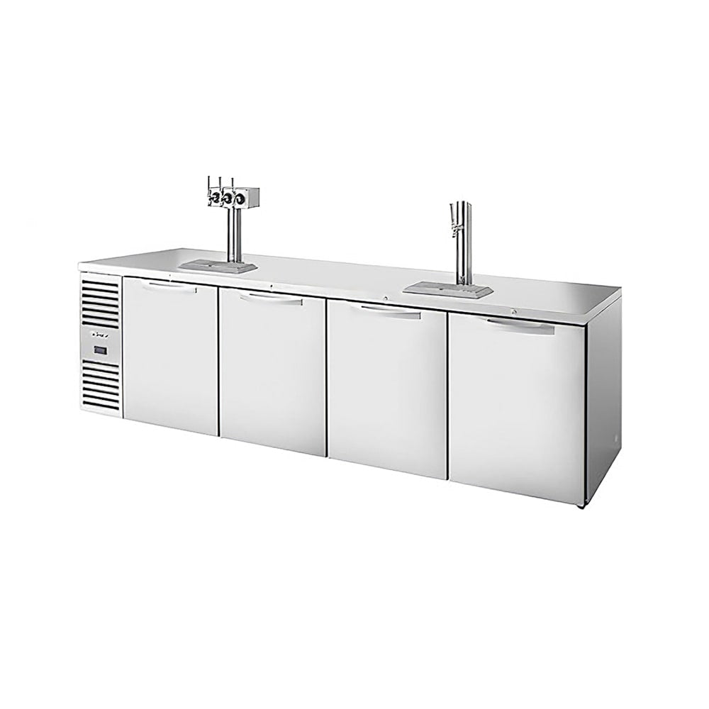 True TDR108-RISZ1-L-S-SSSS-1 108" Back Bar Refrigerator