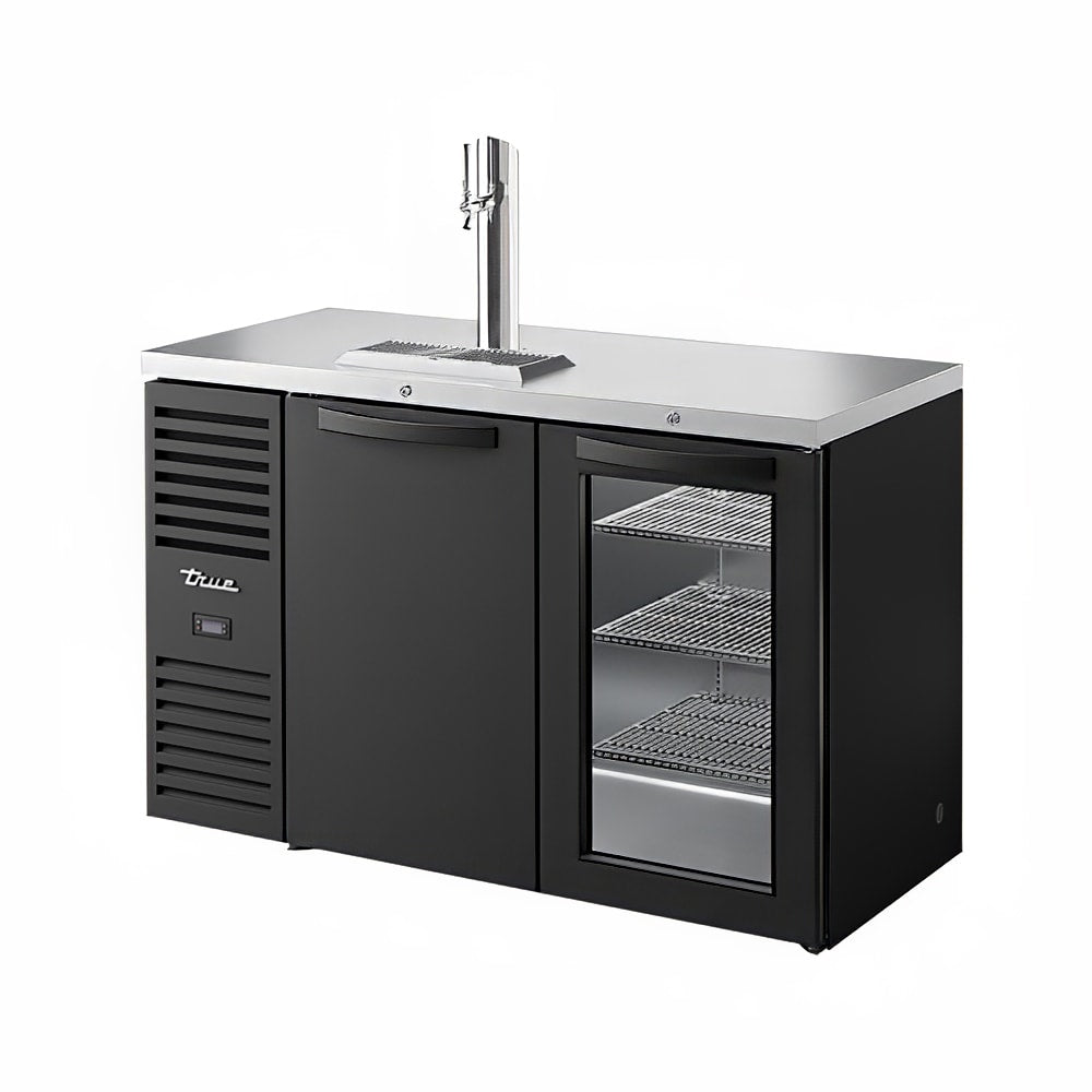 True TDR52-RISZ1-L-B-SG-1 52" Back Bar Refrigerator