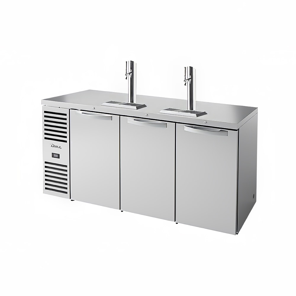 True TDR72-RISZ1-L-S-SSS-1 72" Back Bar Refrigerator