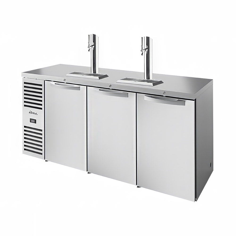 True TDR84-RISZ1-L-S-SSS-1 84" Back Bar Refrigerator