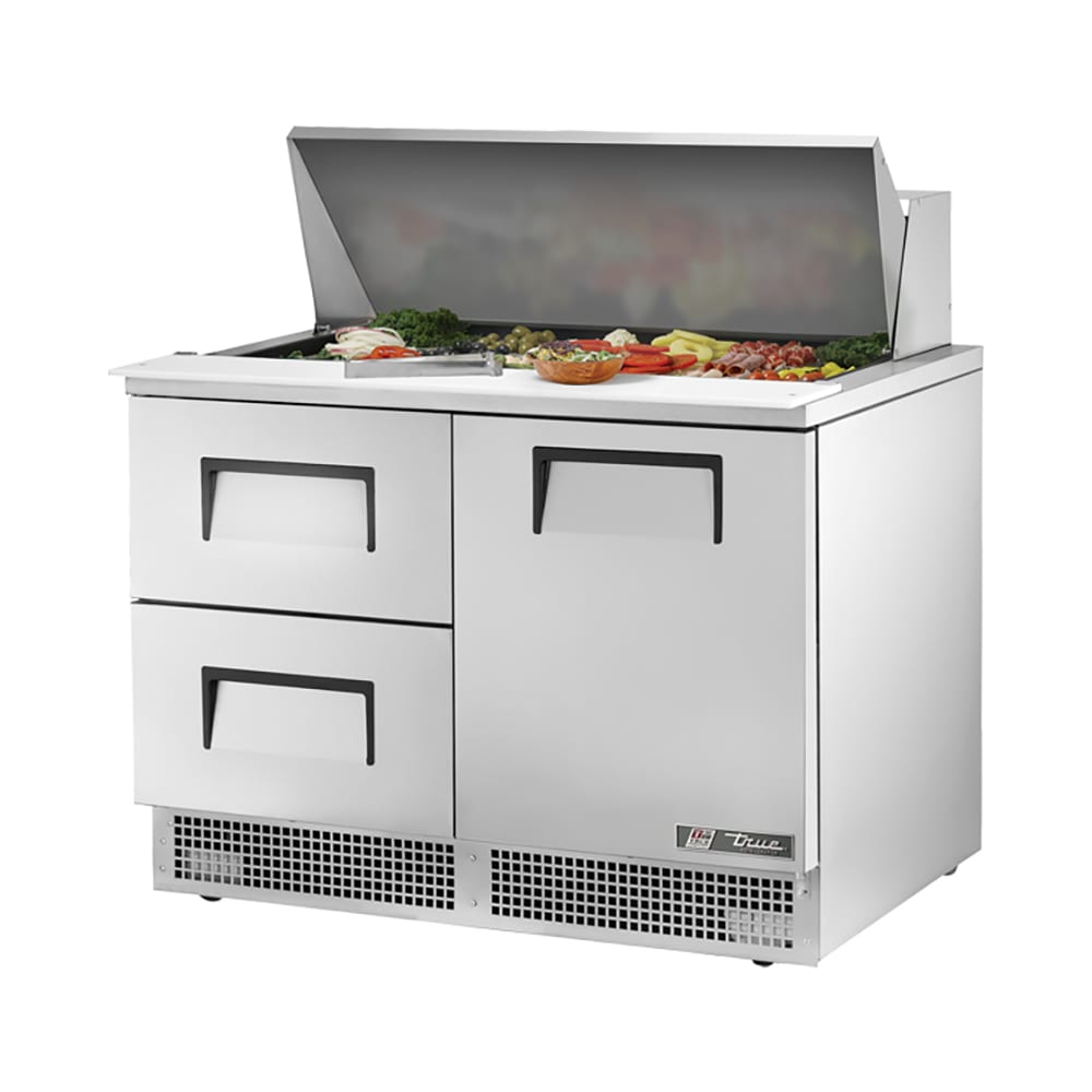 True TFP-48-18M-D-2-HC 48" 18-Pan 2-Drawer Food Prep Table