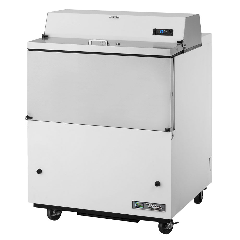 True TMC-34-DS-HC 34" 4-Door 8-Crate Milk Cooler