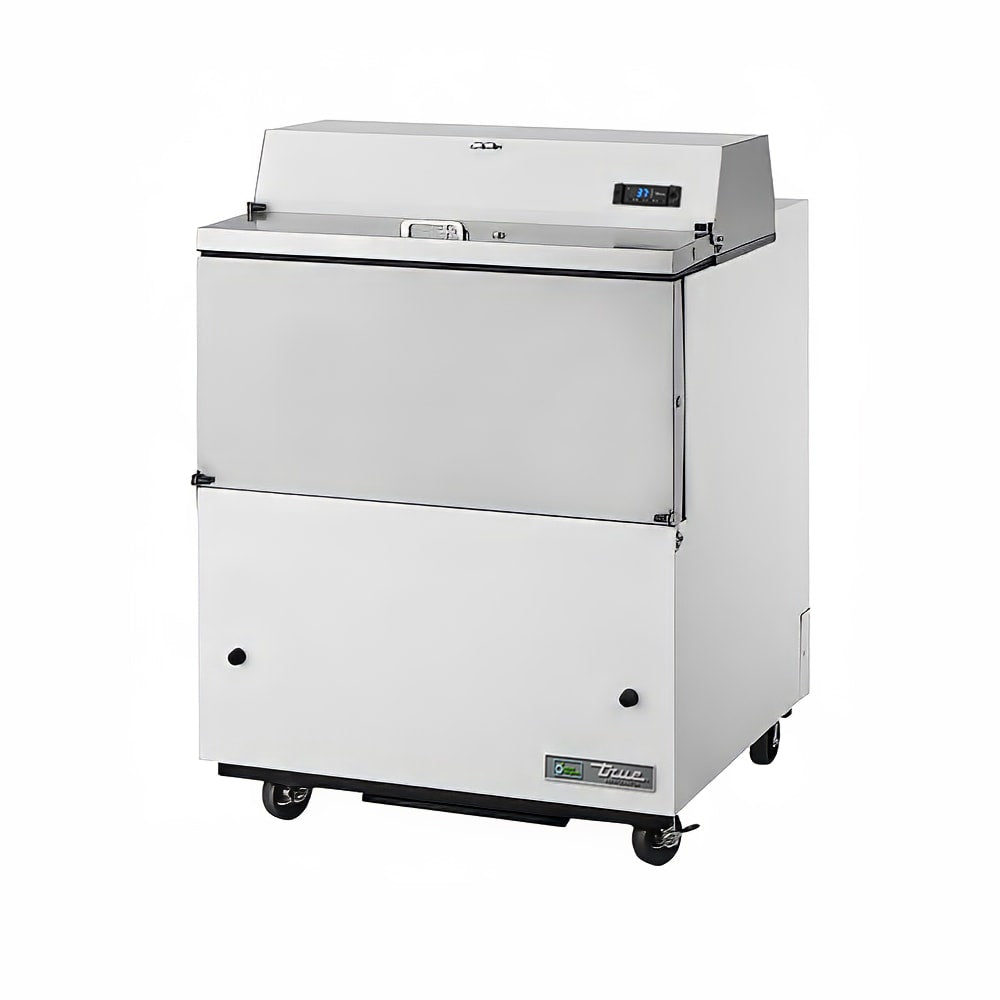 True TMC-34-HC 34" 2-Door 8-Crate Milk Cooler