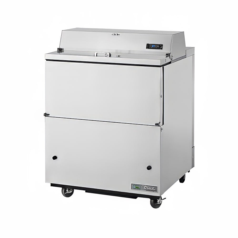 True TMC-34-S-HC 34" 2-Door 8-Crate Milk Cooler