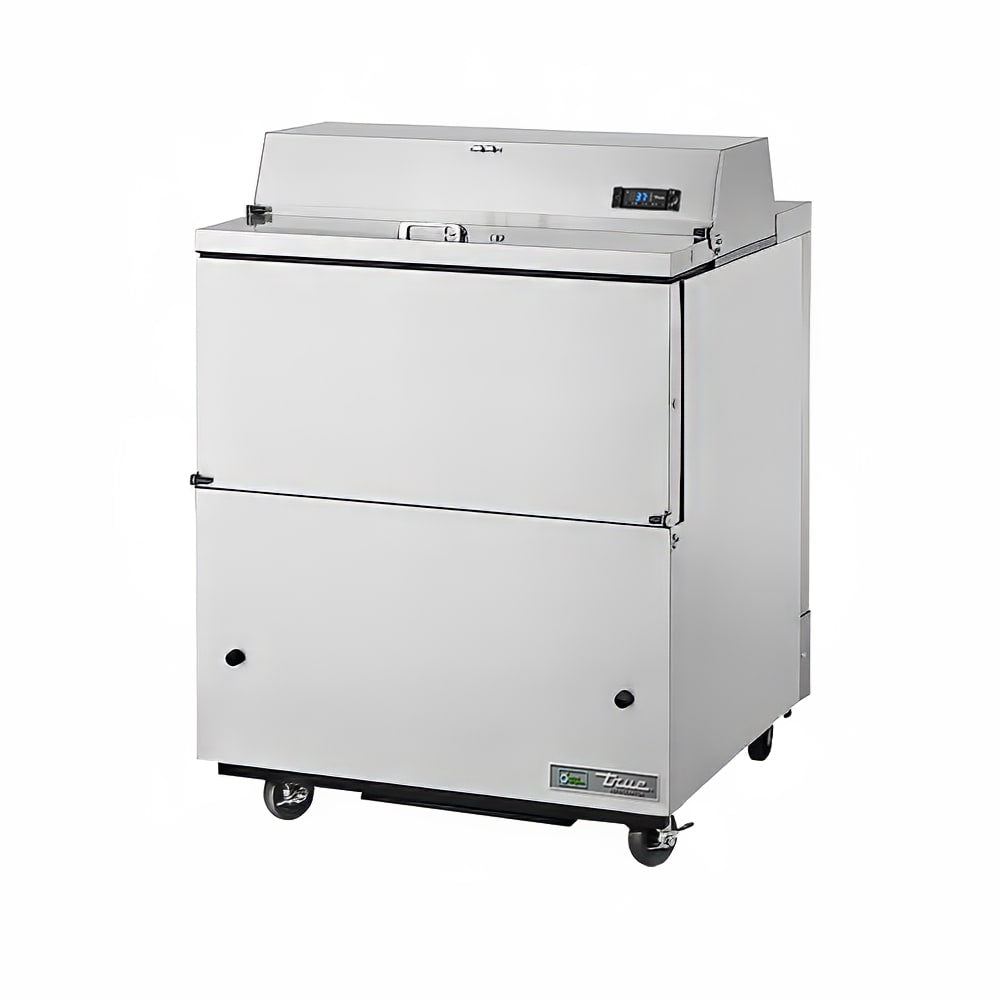 True TMC-34-S-SS-HC 34" 2-Door 8-Crate Milk Cooler