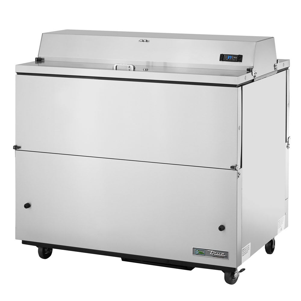 True TMC-49-S-DS-HC 49" 4-Door 12-Crate Milk Cooler