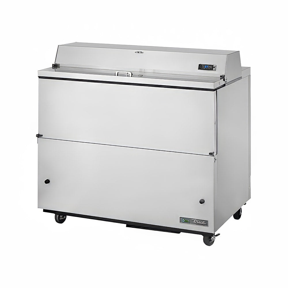 True TMC-49-S-HC 49" 2-Door 12-Crate Milk Cooler