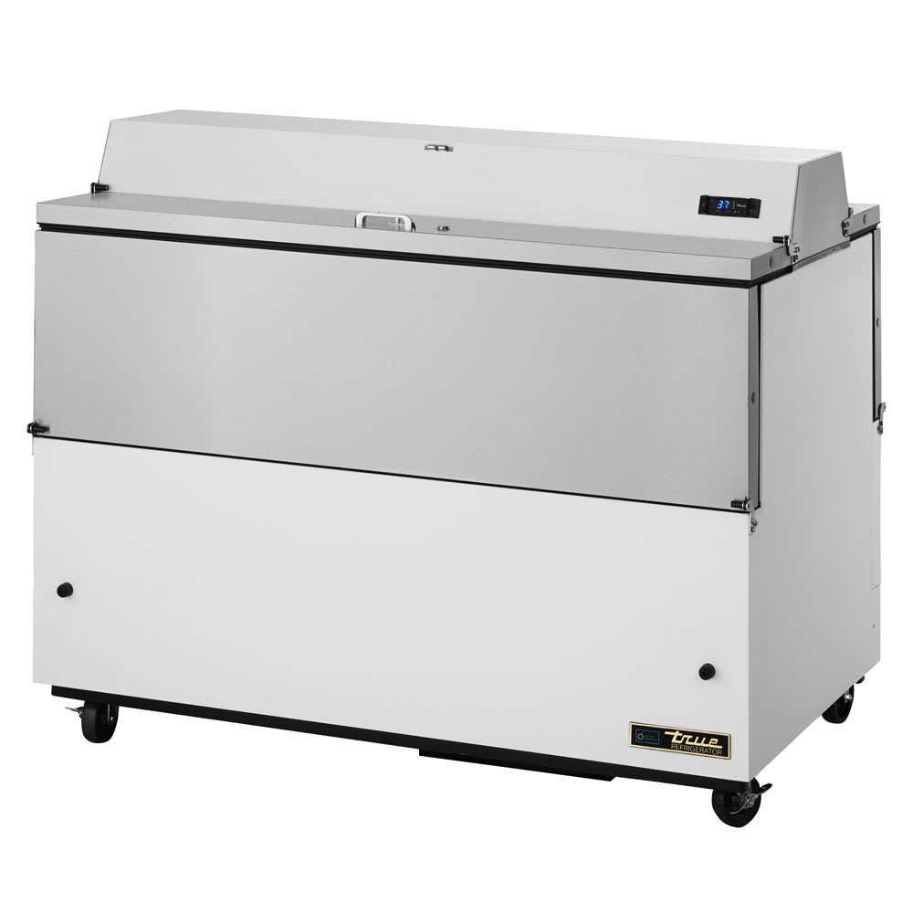 True TMC-58-DS-SS-HC 58" 4-Door 16-Crate Milk Cooler