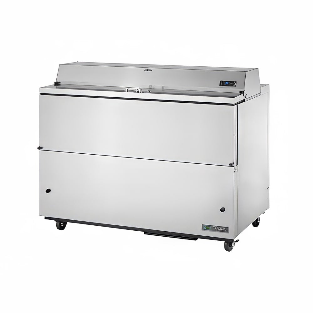 True TMC-58-S-SS-HC 58" 2-Door 16-Crate Milk Cooler