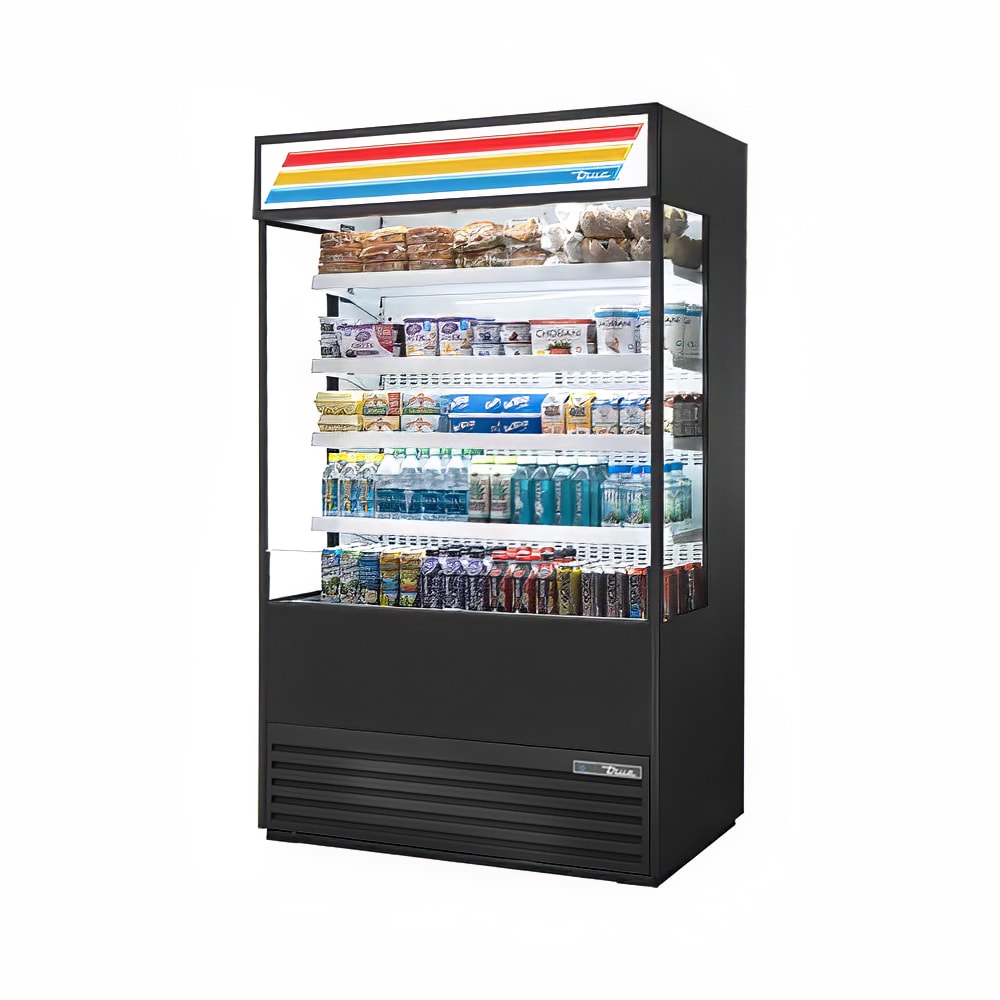 True TOAM-48GS-HC~TSL01 48" Open Air Merchandiser