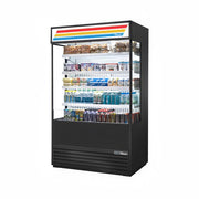 True TOAM-48GS-HC~TSL01 48" Open Air Merchandiser