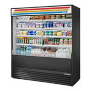 True TOAM-72-HC~TSL01 72" Open Air Grab & Go Merchandiser