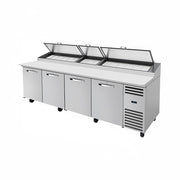True TPP-AT-119-HC~SPEC3 119" 3-Pan Pizza Prep Table