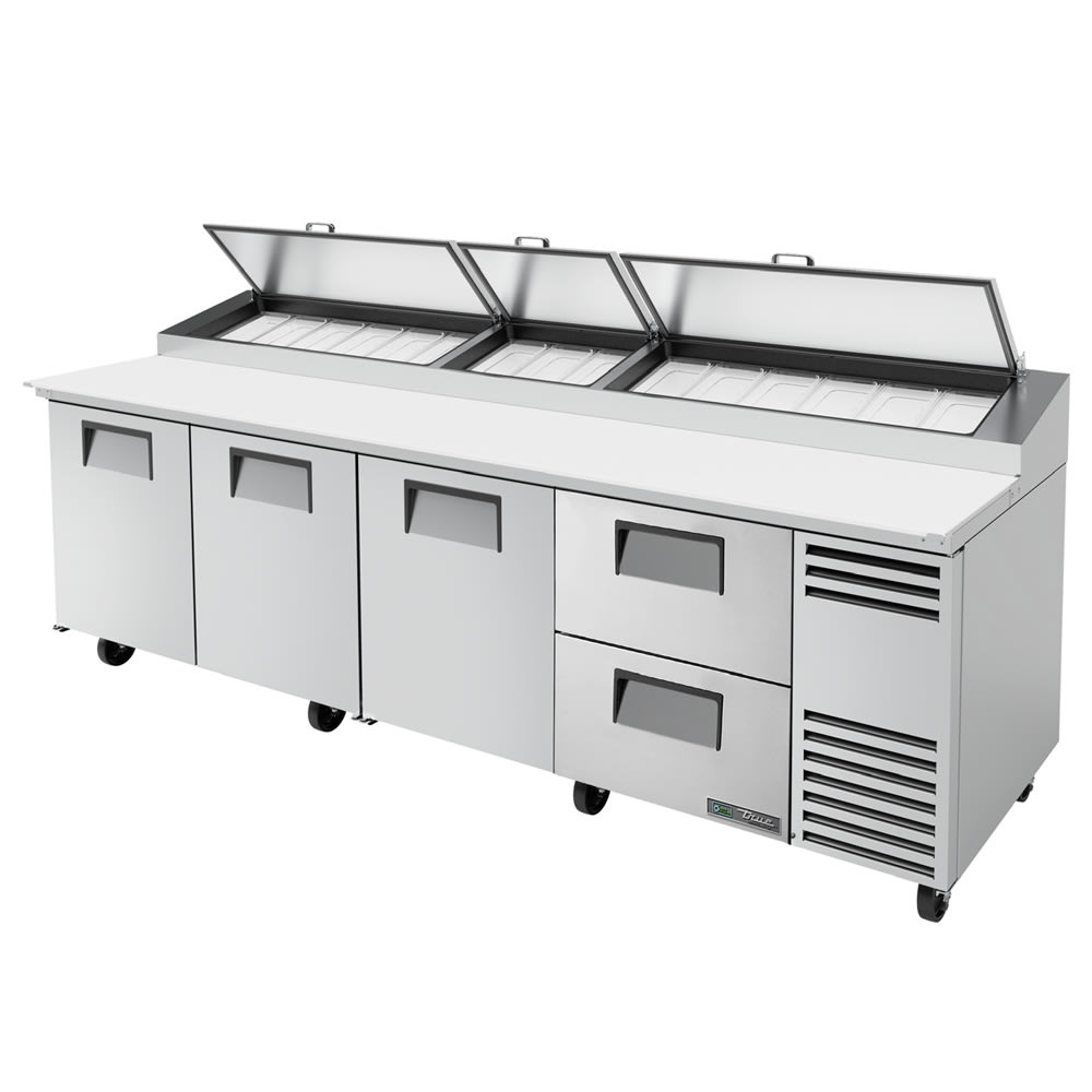 True TPP-AT-119D-2-HC 119" 2-Drawer Pizza Prep Table