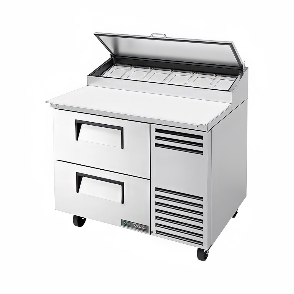True TPP-AT-44D-2-HC 44" 2-Drawer Pizza Prep Table