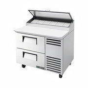 True TPP-AT-44D-2-HC 44" 2-Drawer Pizza Prep Table