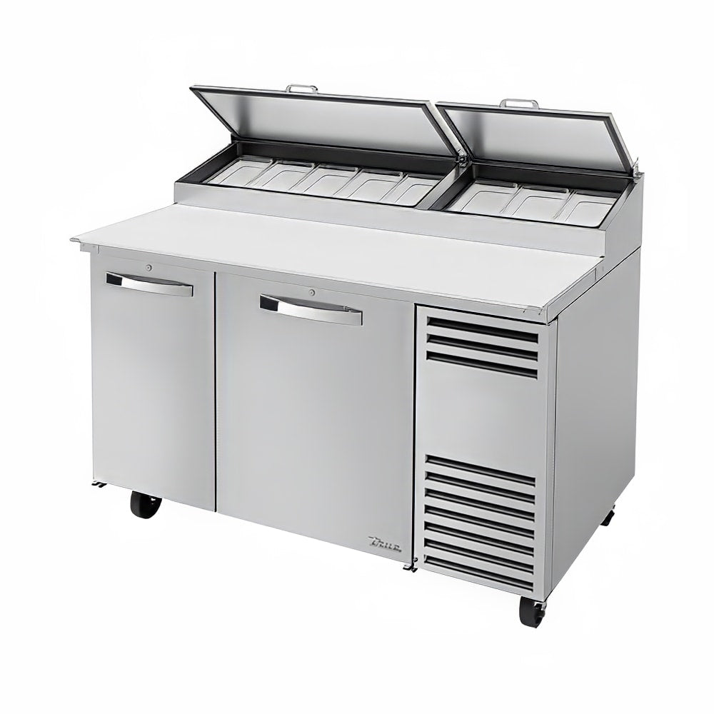 True TPP-AT-60-HC~SPEC3 60" 3-Pan Pizza Prep Table