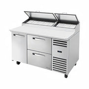 True TPP-AT-60D-2-HC 60" 2-Drawer Pizza Prep Table