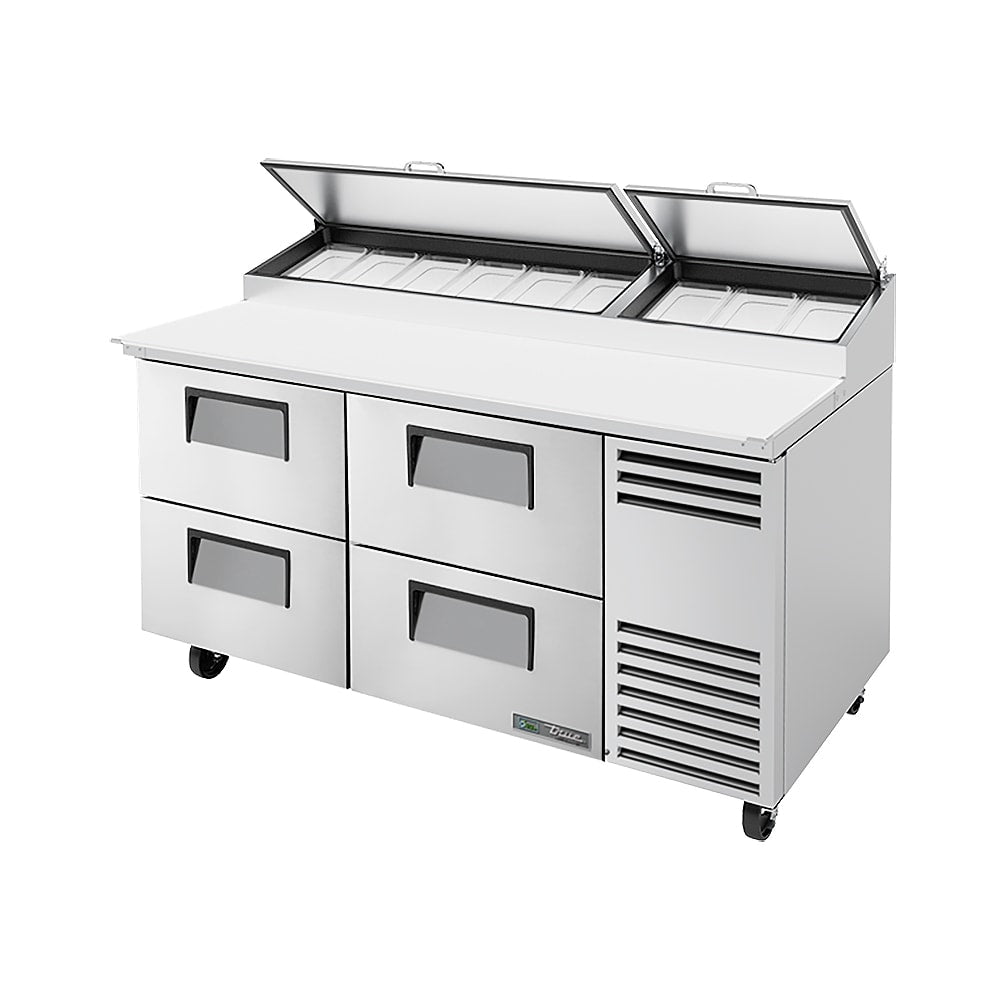 True TPP-AT-67D-4-HC 67" 4-Drawer Pizza Prep Table