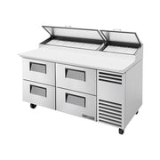 True TPP-AT-67D-4-HC 67" 4-Drawer Pizza Prep Table
