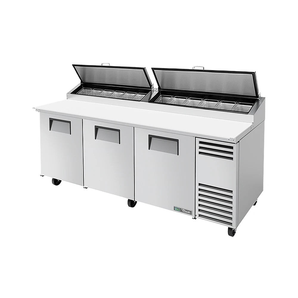 True TPP-AT2-93-HC 2" 93-Pan Pizza Prep Table