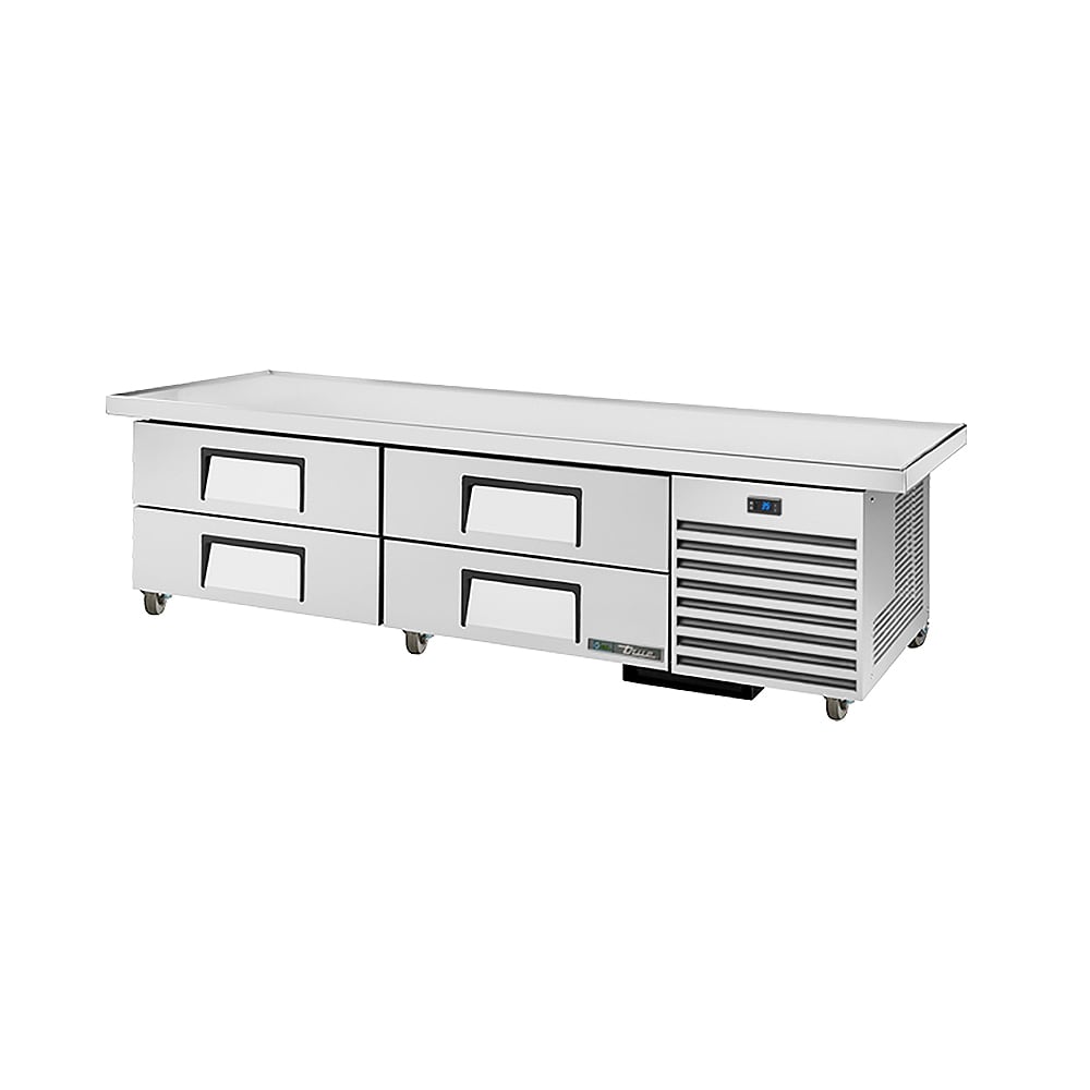 True TRCB-79-86-HC 86" 4-Drawer Chef Base