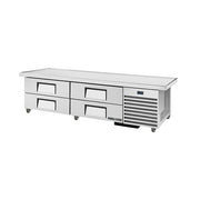 True TRCB-79-86-HC 86" 4-Drawer Chef Base