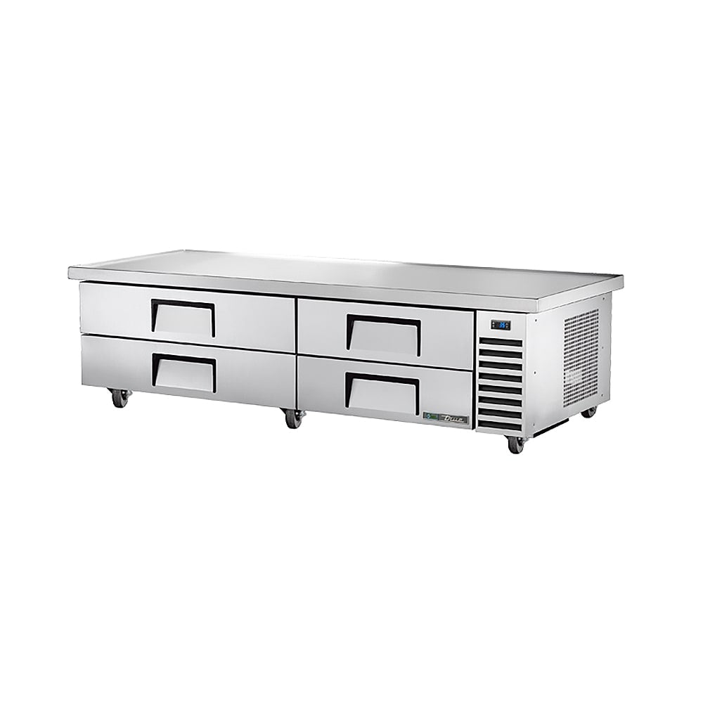 True TRCB-82-86-HC 86" 4-Drawer Chef Base