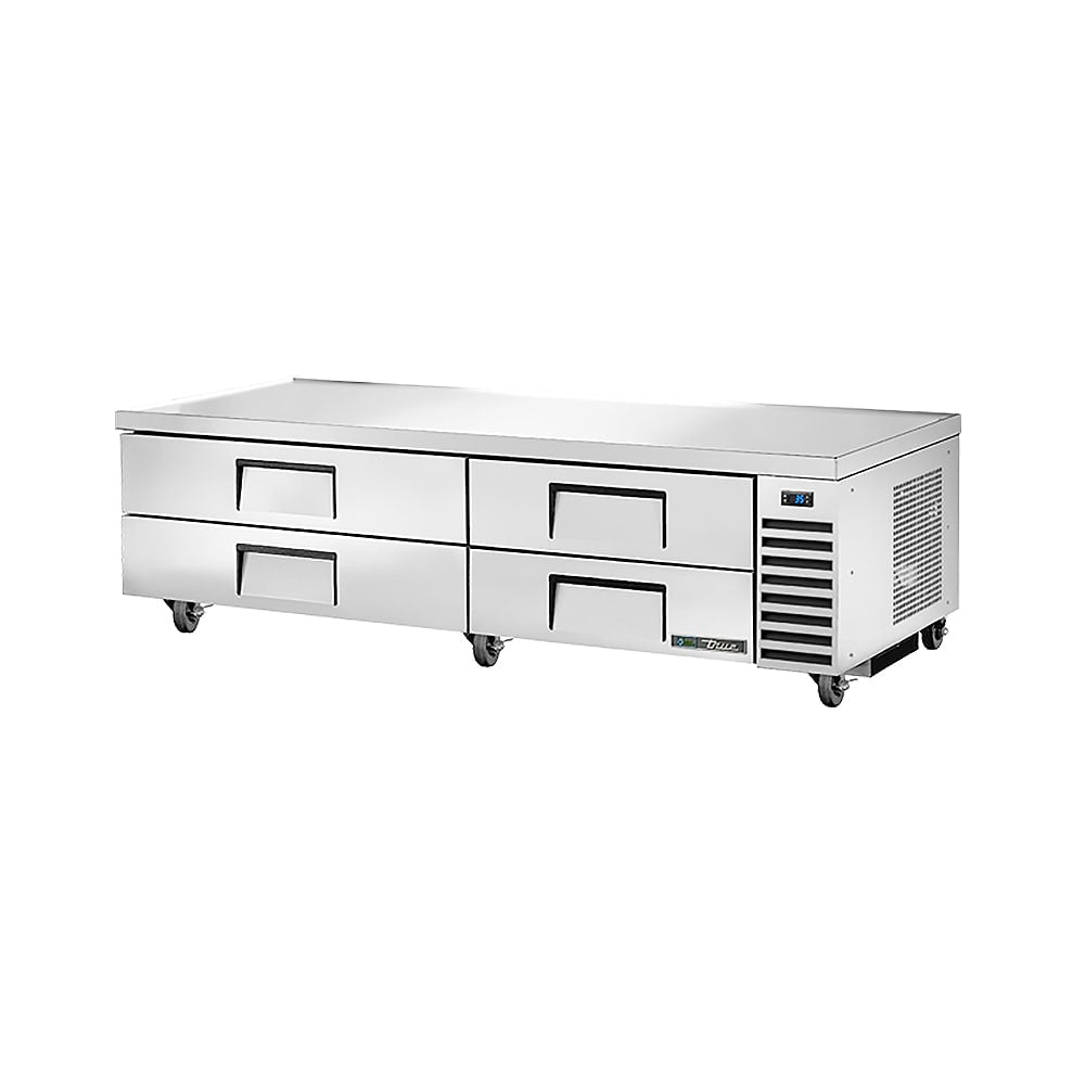 True TRCB-82-HC 82" 4-Drawer Chef Base
