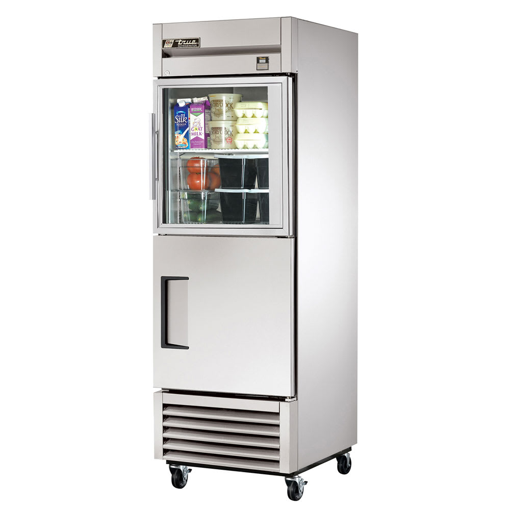 True TS-23-1-G-1-HC~FGD01 27" Glass Door 1-Section Freezer