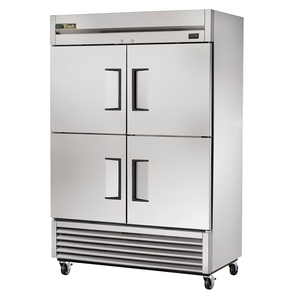 True TS-49-4-HC 54" Solid Doors 2-Section Refrigerator