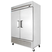 True TS-49F-HC 54" Solid Doors 2-Section Freezer