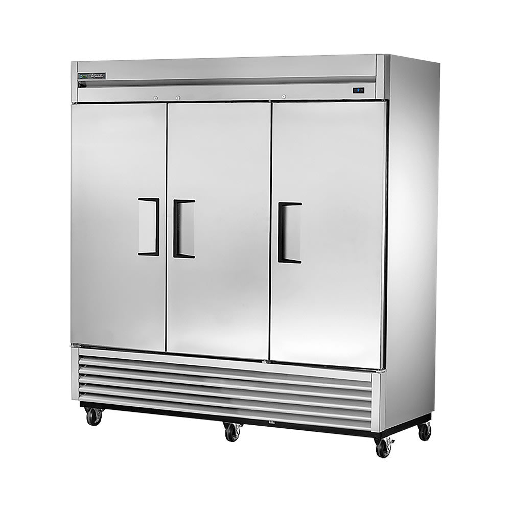 True TS-72F-HC 78" Solid Doors 3-Section Freezer