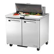True TSSU-36-08-HC~SPEC3 36" 8-Pan Sandwich/Salad Prep Table