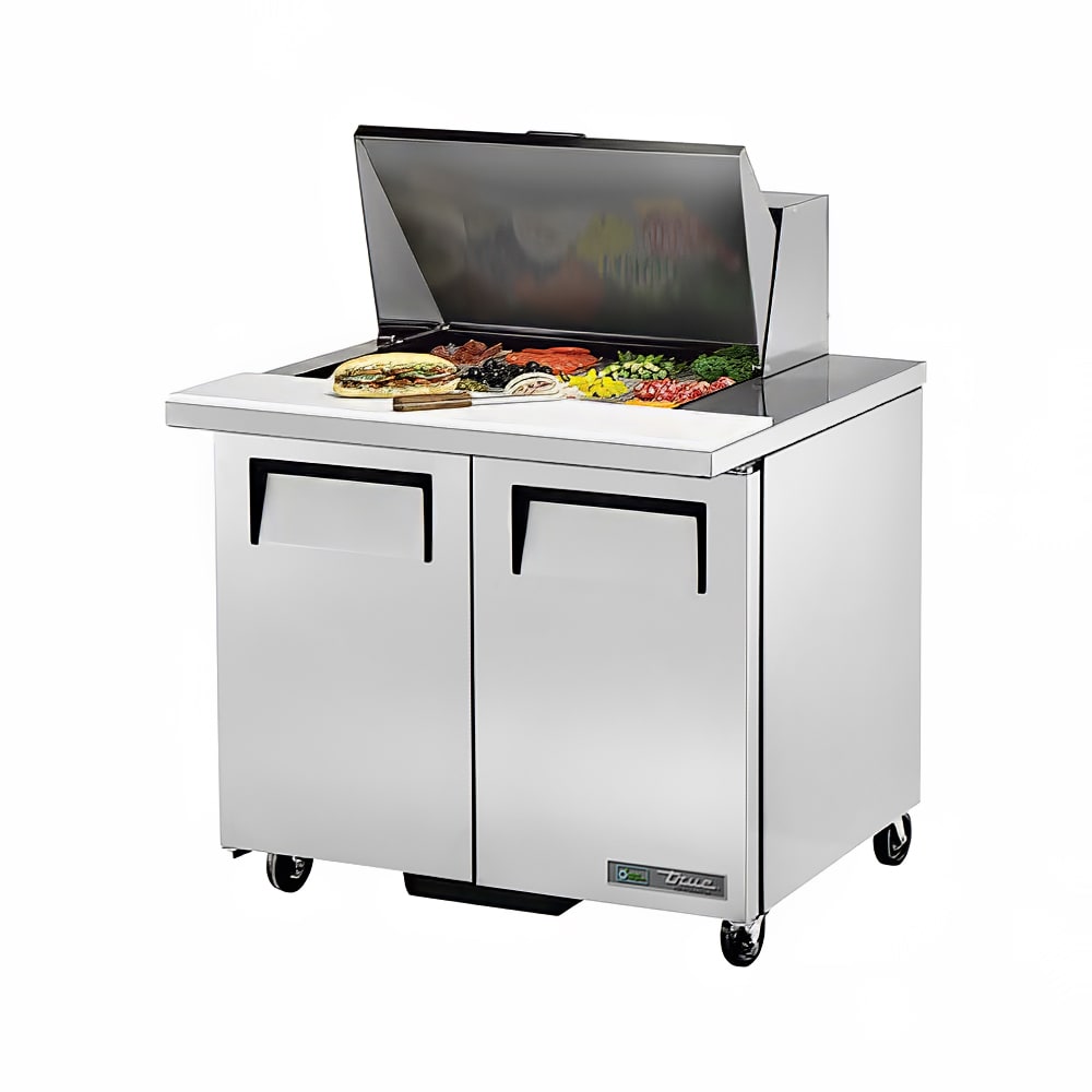 True TSSU-36-12M-B-HC 36" 12-Pan Sandwich/Salad Prep Table