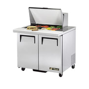 True TSSU-36-15M-B-HC 36" 15-Pan Sandwich/Salad Prep Table