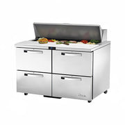 True TSSU-48-12D-4-HC~SPEC3 48" 12-Pan 4-Drawer Sandwich/Salad Prep Table