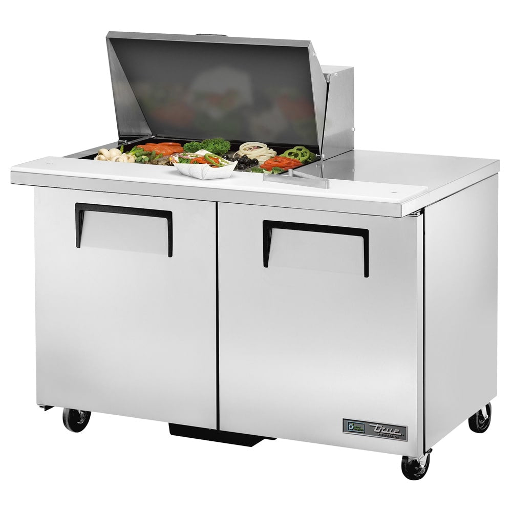 True TSSU-48-12M-B-HC 48" 12-Pan Sandwich/Salad Prep Table