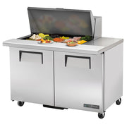 True TSSU-48-15M-B-HC 48" 15-Pan Sandwich/Salad Prep Table