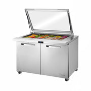 True TSSU-48-18M-B-FGLID-HC~SPEC3 48" 18-Pan Sandwich/Salad Prep Table
