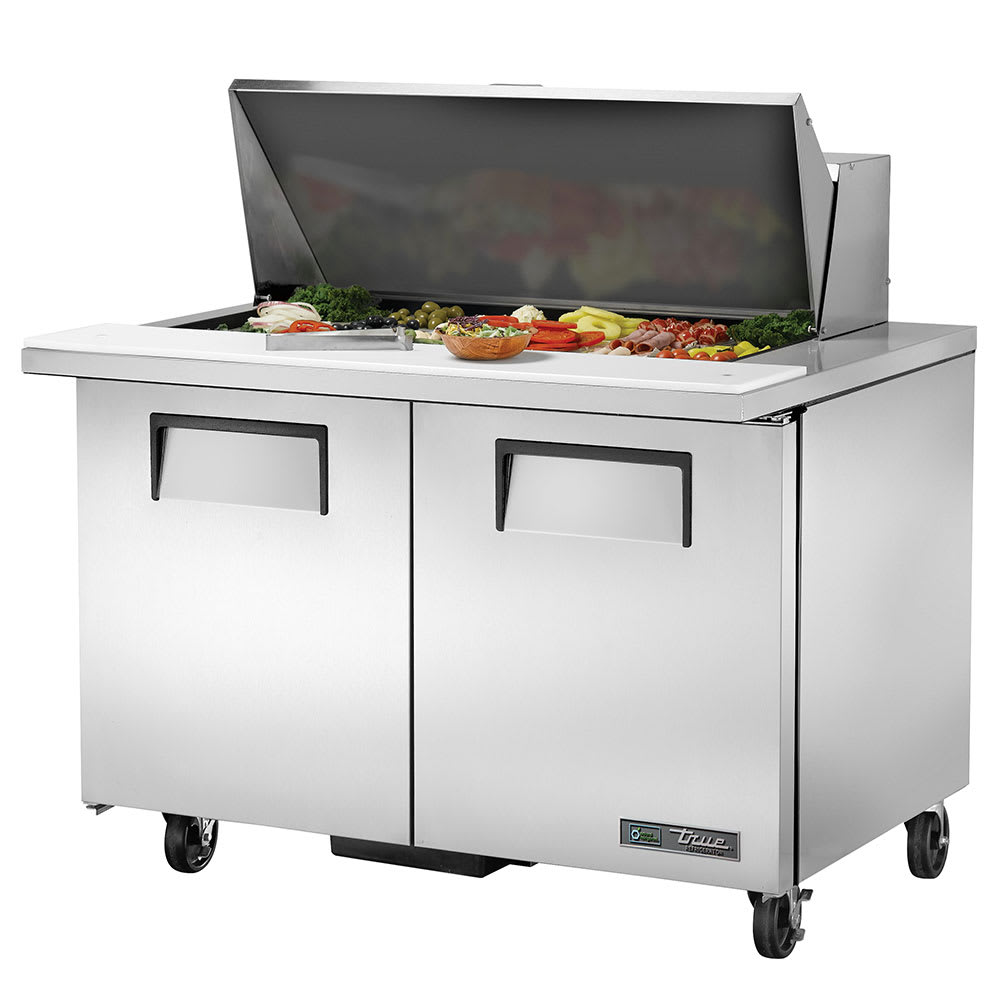 True TSSU-48-18M-B-HC 48" 18-Pan Sandwich/Salad Prep Table