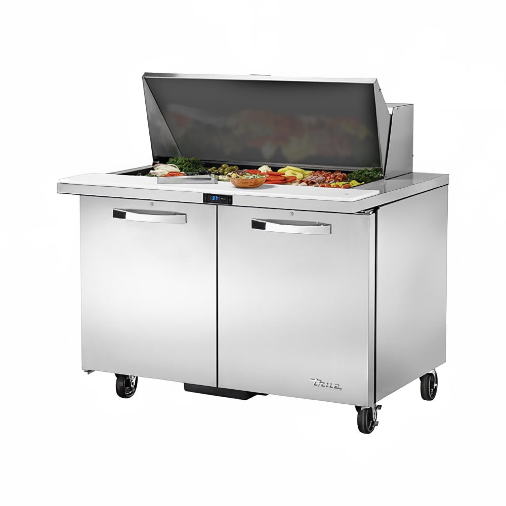 True TSSU-48-18M-B-HC~SPEC3 48" 18-Pan Sandwich/Salad Prep Table